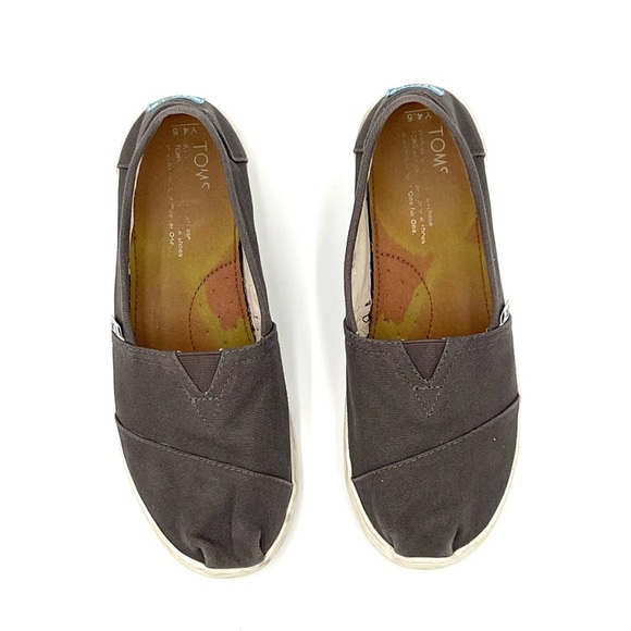 TOMS Classic Alpargata Canvas Shoes Ash Gray Comfortable Hipster Women’s Sz 7.5 - Picture 8 of 9